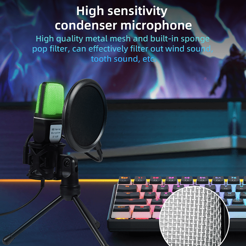 Gaming USB Microphone for PC C - огляд і ціна Pc Gaming Rgb