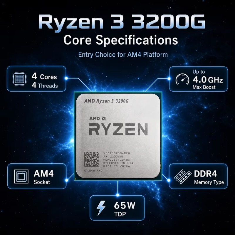 Entry Level Desktop APU 4 Core - огляд і ціна Pc Gaming Entry